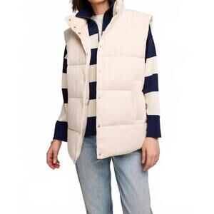 NEW GENTLE FAWN nora vest in cream